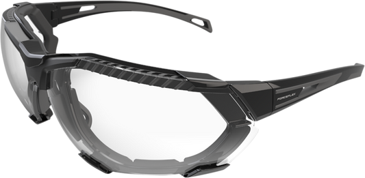 FF4 Sunglasses - Foam - Black/Black - Clear