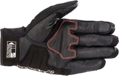 SMX-Z Waterproof Honda Gloves - Black/Blue/Red -  Small