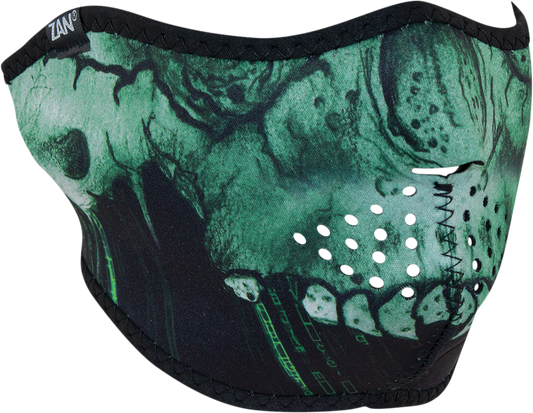 Half-Face Mask - Cyber Skull