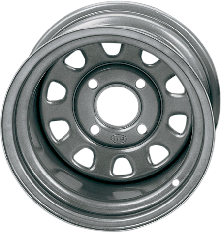 Wheel - Delta - Silver - 12X7 - 4+3 - 4/110