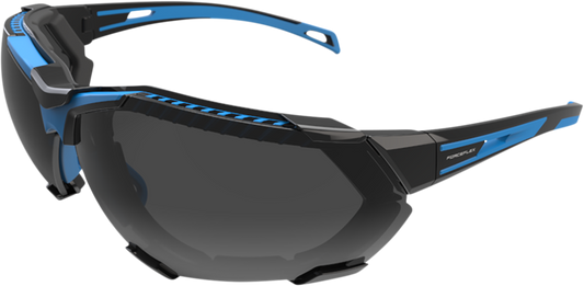 FF4 Sunglasses - Foam - Black/Blue - Smoke