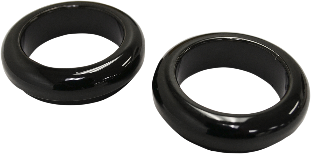 Fork Dust Covers - 39 mm - Gloss Black Powder Coat