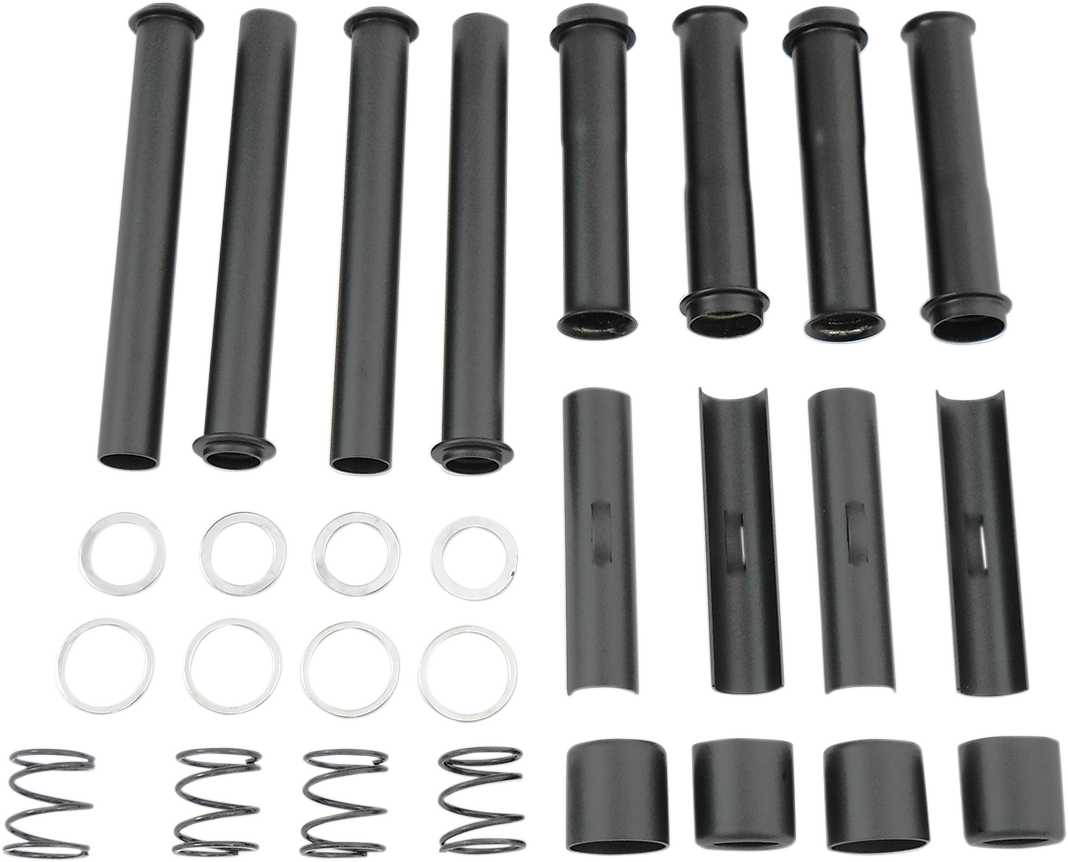 Pushrod Tube Kit - Black - Big Twin