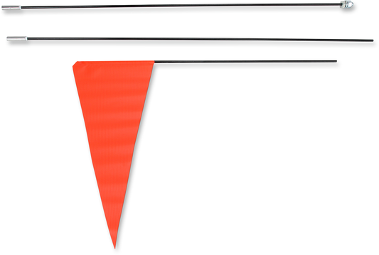 Flag and Pole - 8' Black Pole - 5 Pack