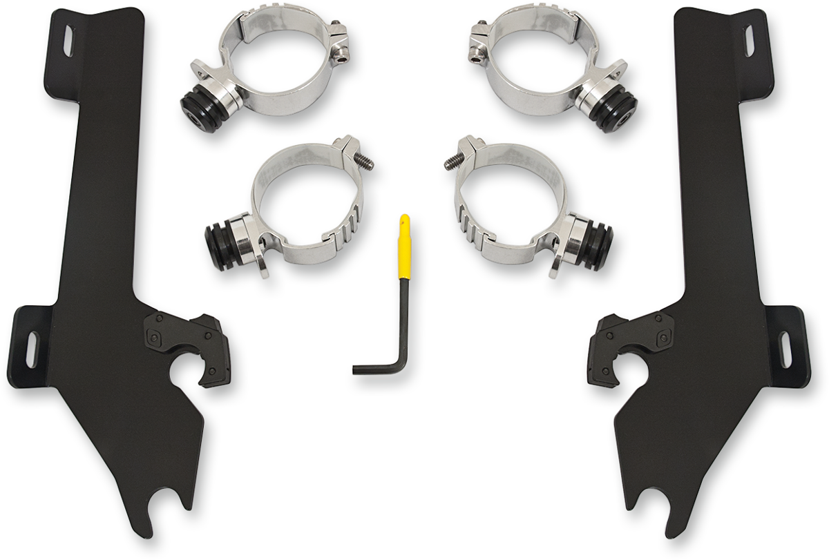 Batwing Trigger Lock Mounting Kit - Kingpin - Black
