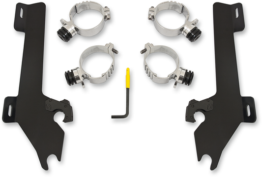 Batwing Trigger Lock Mounting Kit - Kingpin - Black
