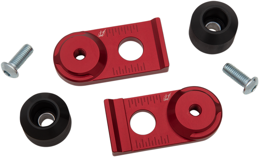 Axle Block Sliders - Yamaha - Red