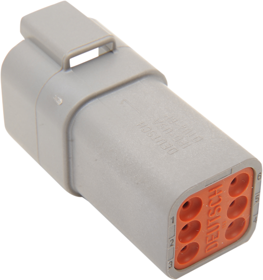 Deutsch Receptacle - 6 Pin - Gray