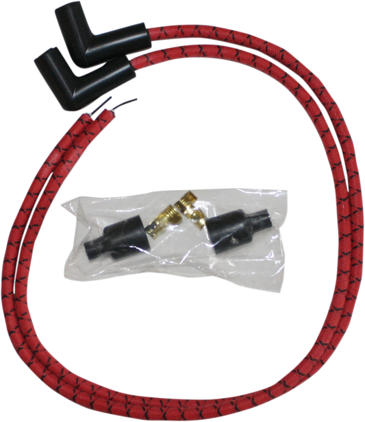 Spark Plug Wires - Red/Black