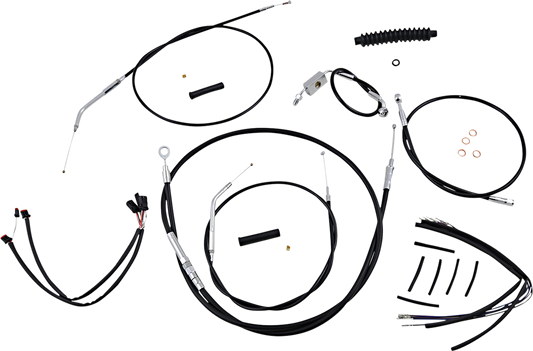 Control Cable Kit - XR - Black/Chrome