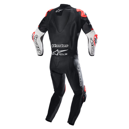 Traje de piel Alpinestars GP Tech Suit V4 negro/blanco