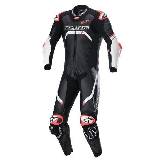Traje de piel Alpinestars GP Tech Suit V4 negro/blanco
