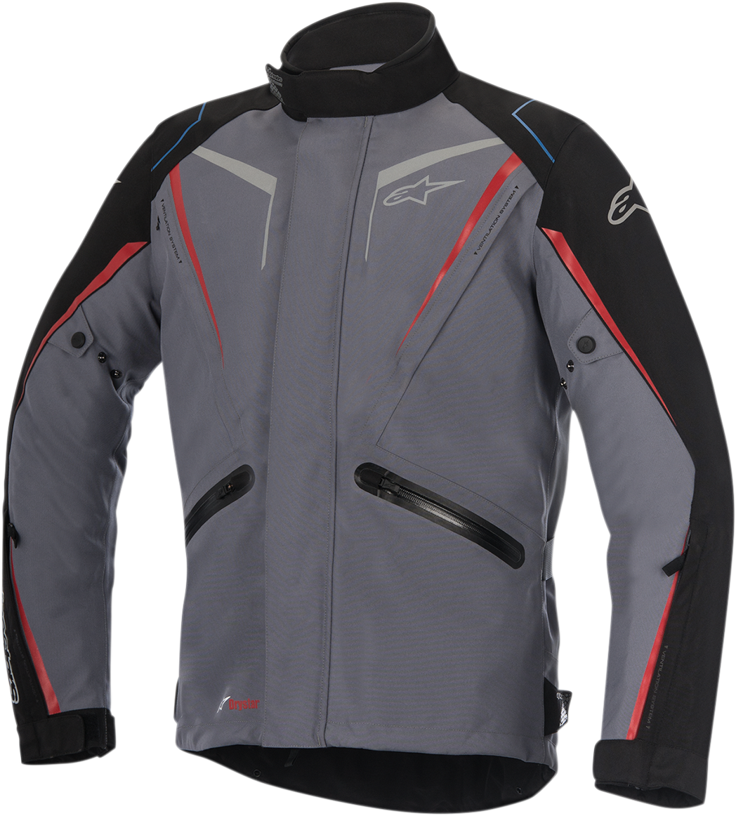 Yokohama Drystar® Jacket - Gray/Black/Red - Small