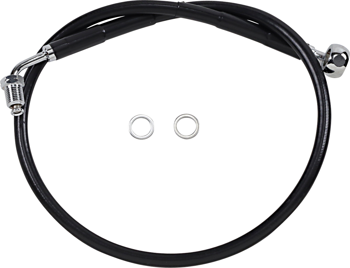 Brake Line - +4" - Black - '18-'20 Softail
