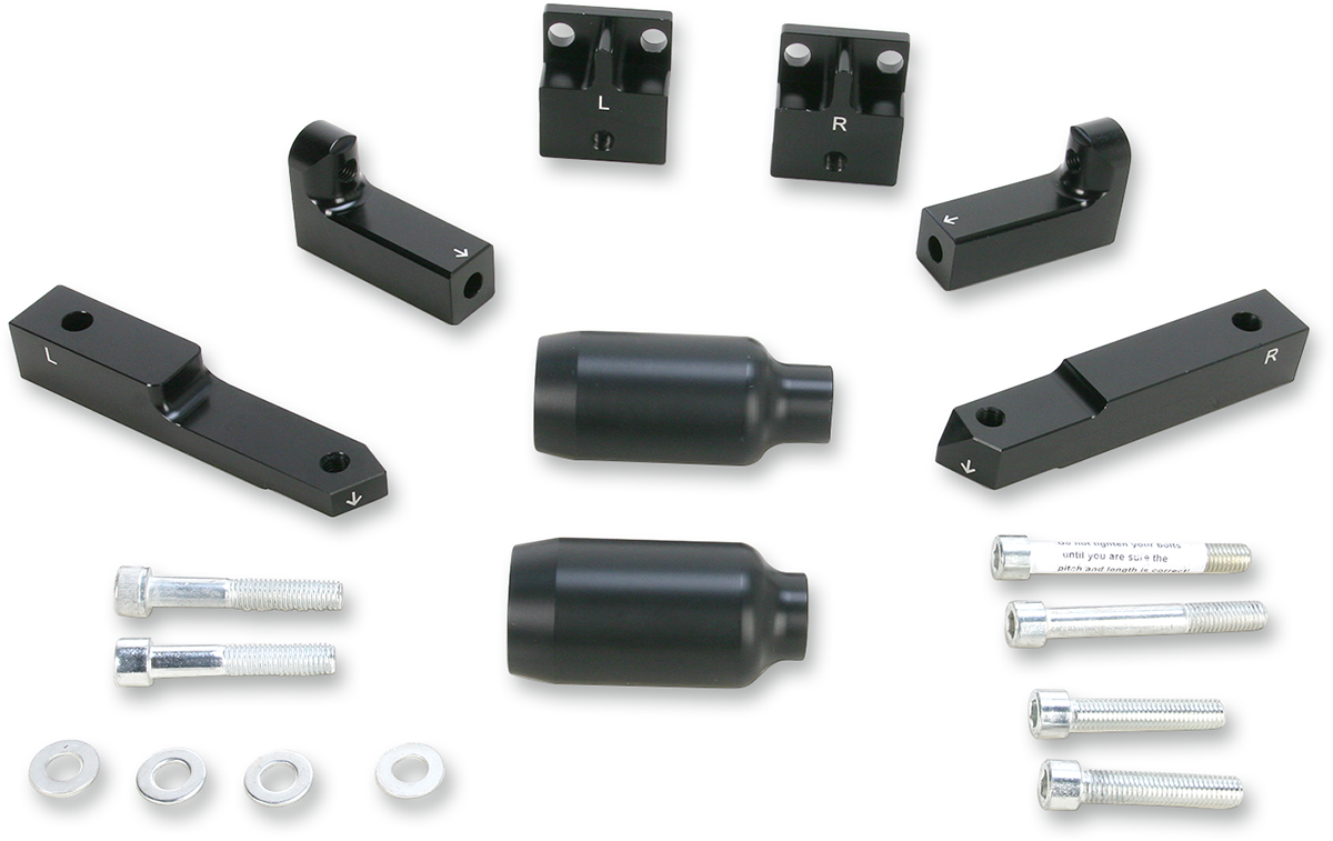 Frame Sliders - Black - Kawasaki
