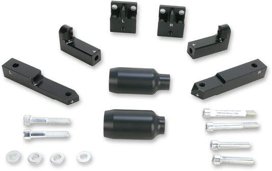 Frame Sliders - Black - Kawasaki