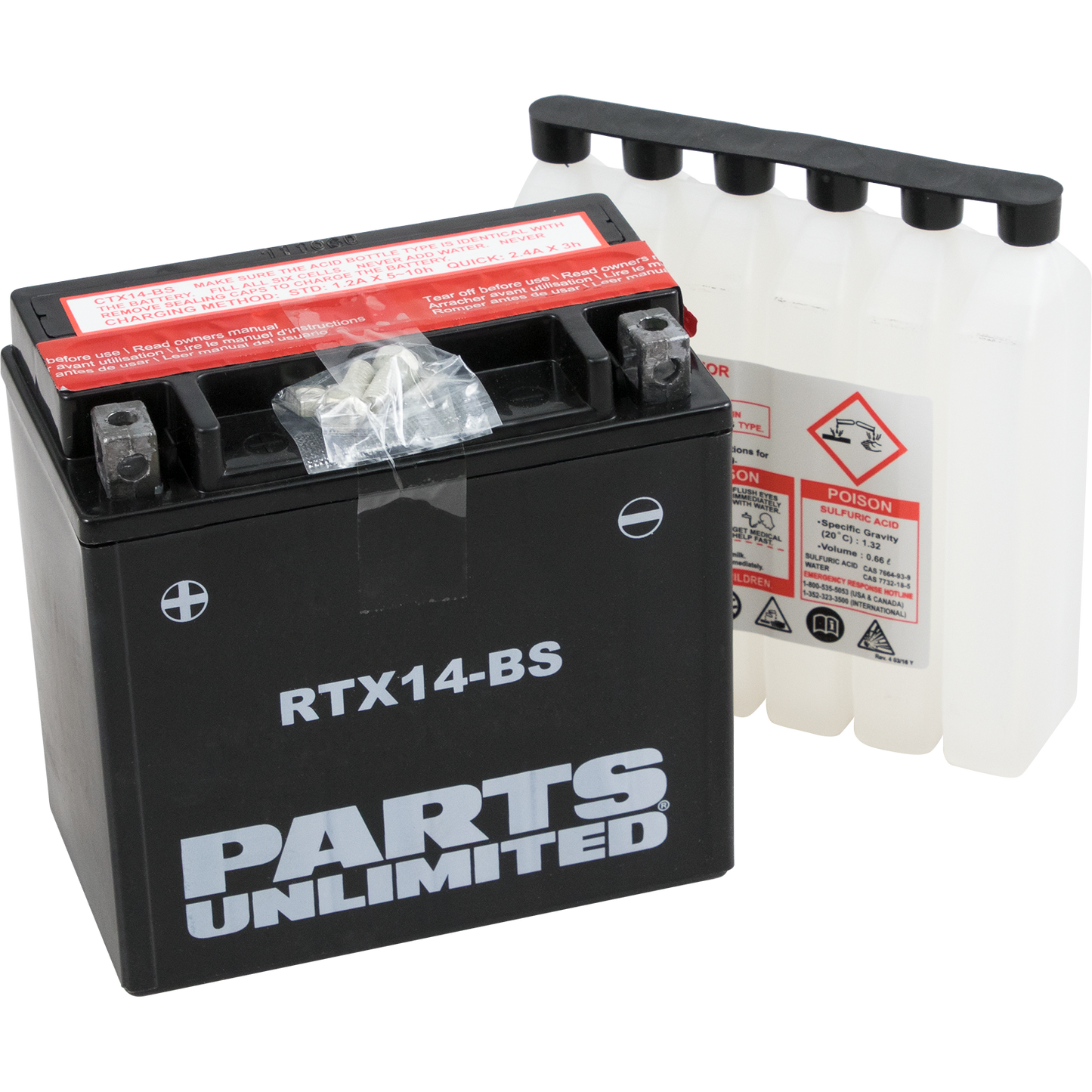 AGM Battery - RTX14-BS .69 L