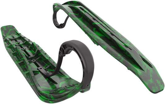 Attack Ski - Black/Green - 7" - Pair