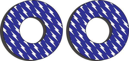 Grip Donuts - Yamaha Blue/White