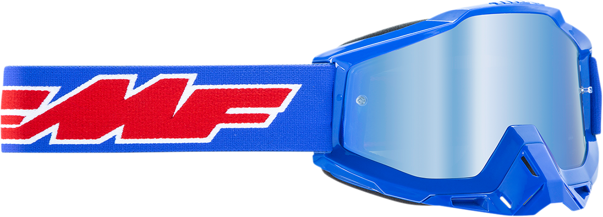 Youth PowerBomb Goggles - Rocket - Blue - Blue Mirror