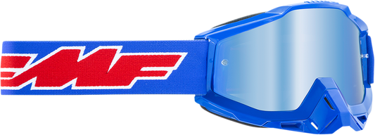 Youth PowerBomb Goggles - Rocket - Blue - Blue Mirror