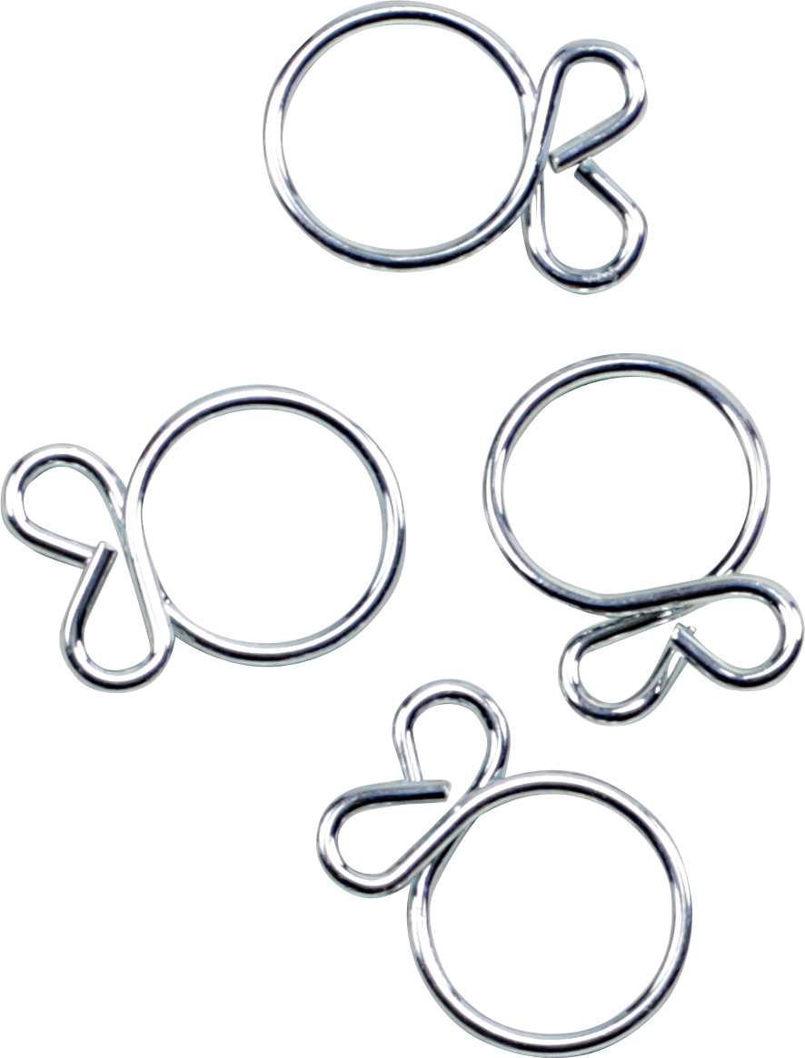 Wire Clamp Refill - Silver - 4-Pack