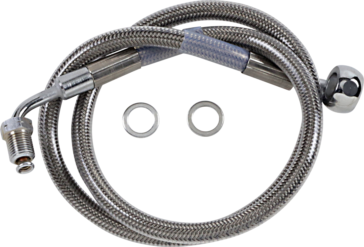 Brake Line - +6" - Stainless Steel - '18-'20 Softail