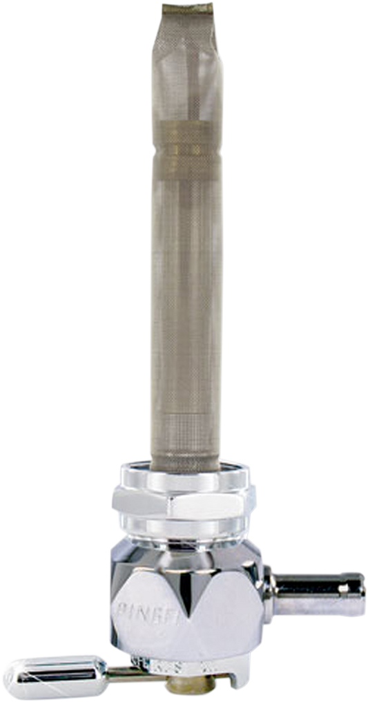 Fuel Valve - Diamond Chrome - 22mm - Hex