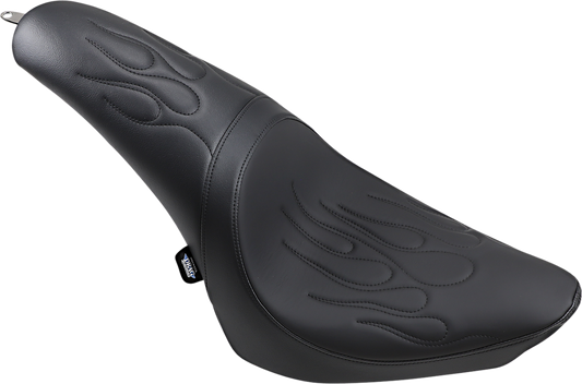 Predator Seat - Flame Stitched - Softail '00-'05