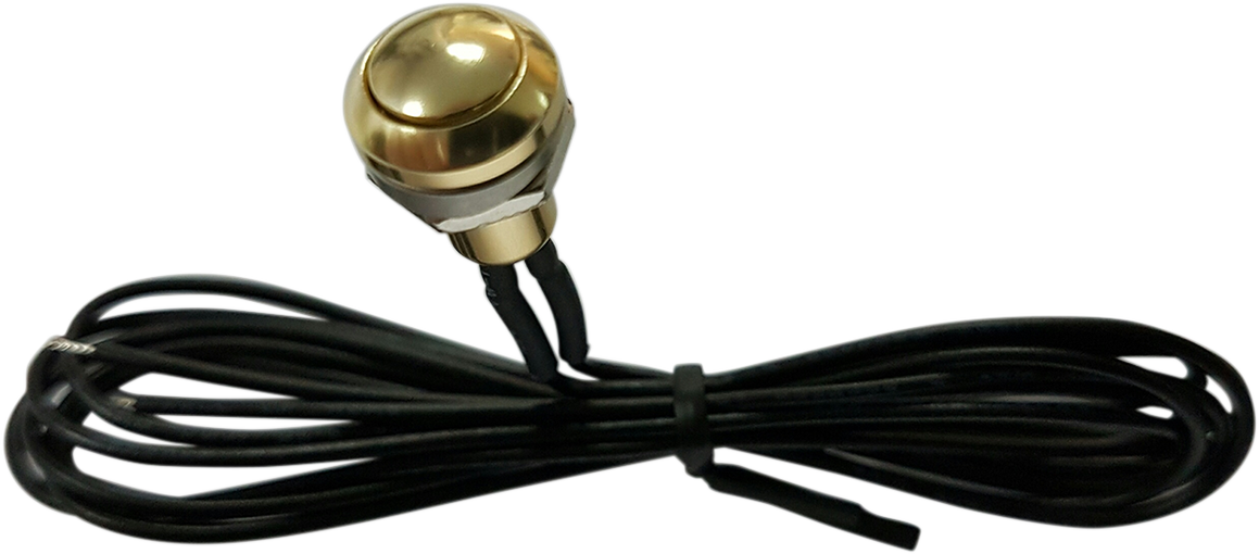 Mini Push-Button Switch - Gold