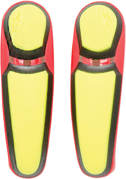 Toe Sliders - Yellow/Red