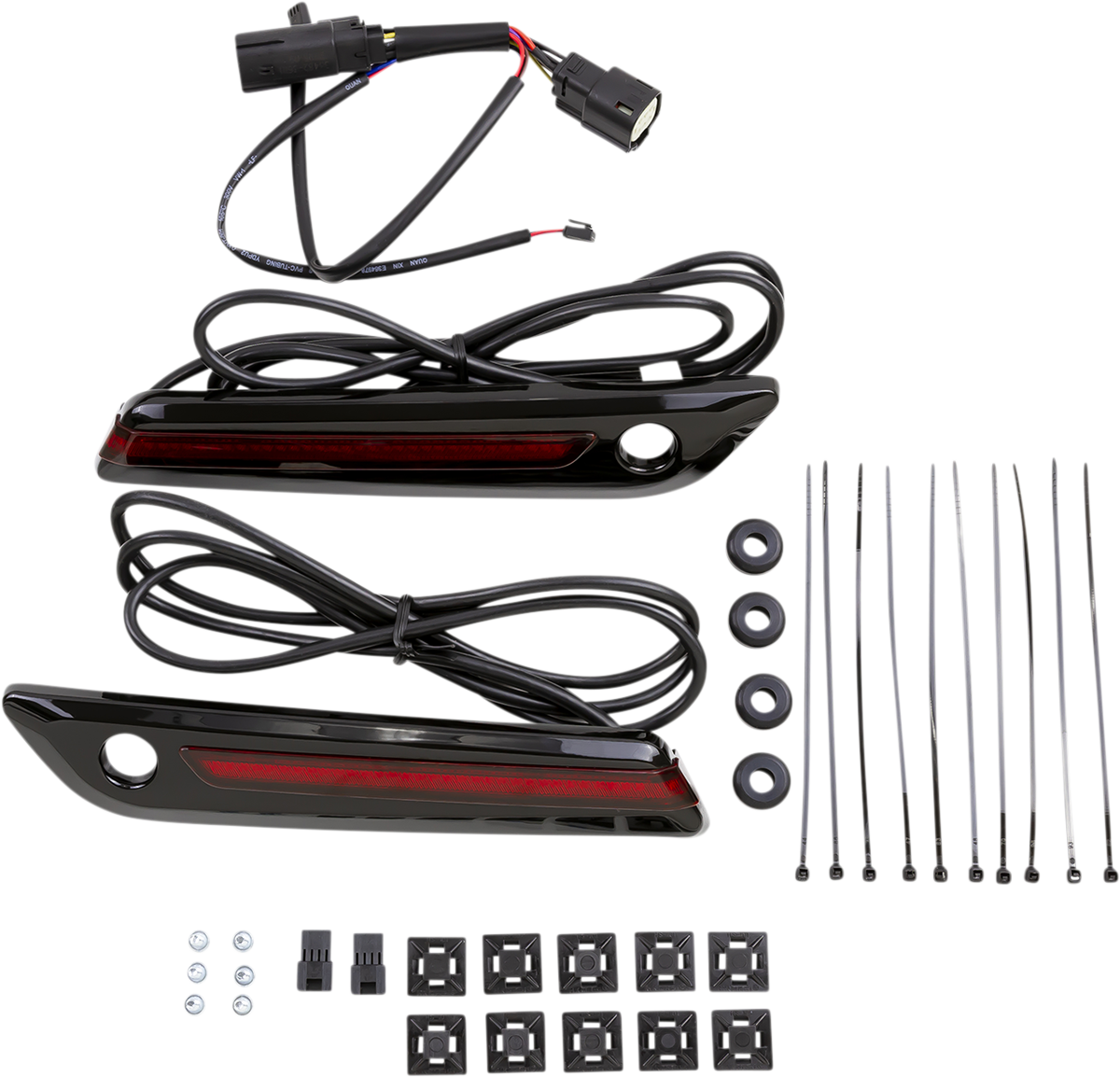 Hinge Cover - Red/Black