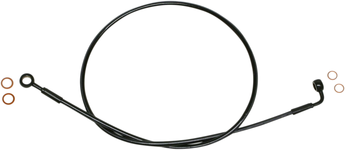 Brake Line - EZ Align - Stainless Steel - Black