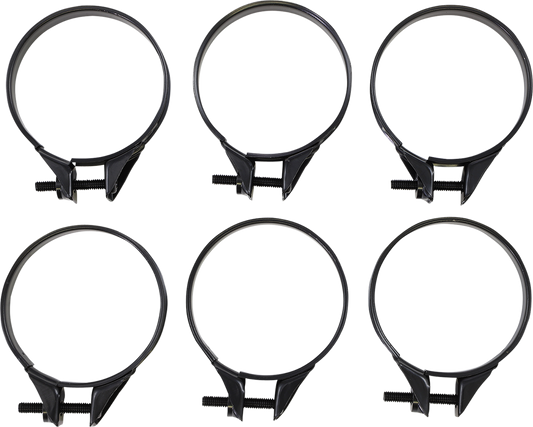 Carburetor Clamps - 49-51 mm - 6-Pack