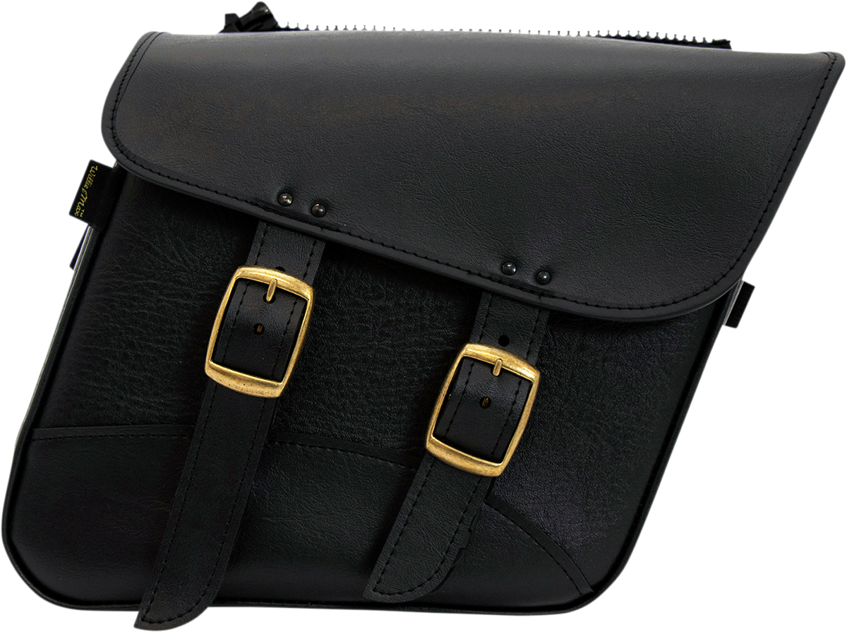 Brass Monkey Saddlebags - Slant - Brass - Small