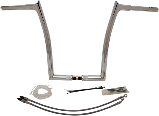 Chrome 16" Pointed Top Handlebar Kit42547276