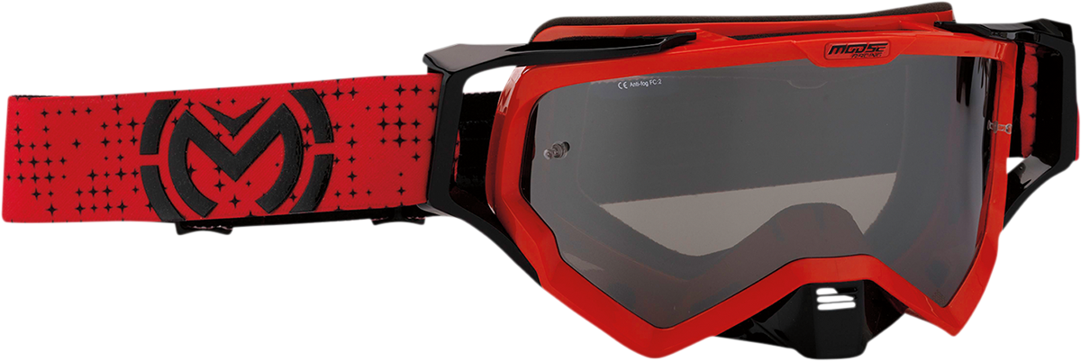 XCR Goggles - Pro Stars - Red/Black