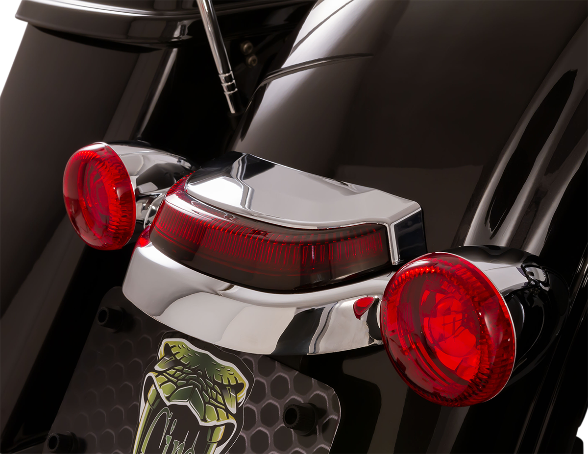 Taillight - Red - Chrome