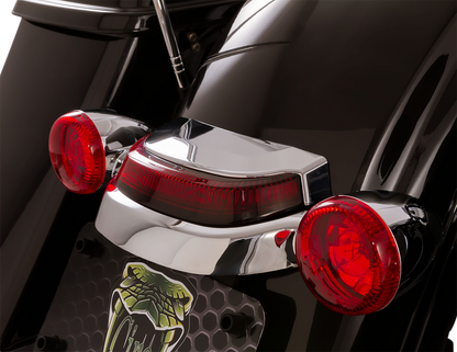 Taillight - Red - Chrome