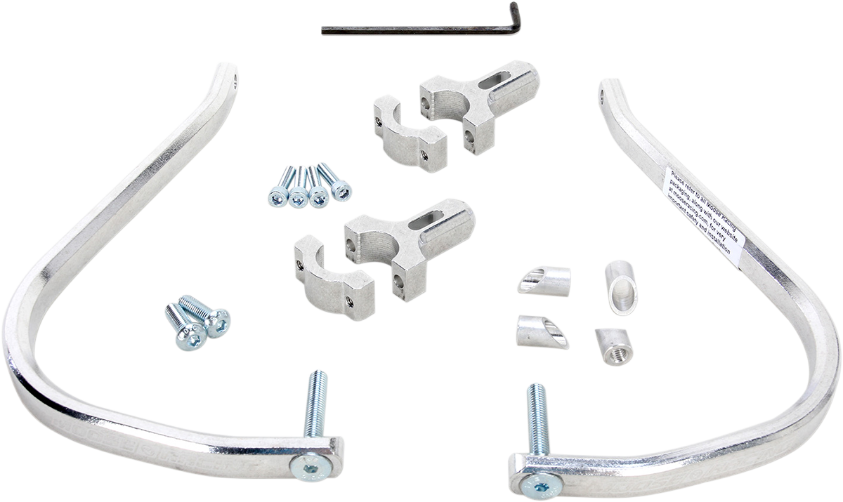 Handguards - Aluminum - 1-1/8" - Mini - Silver