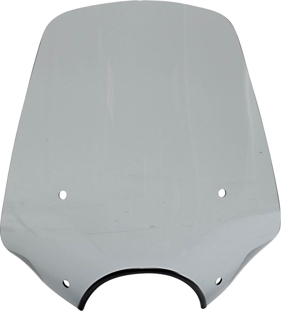 Big Shot Windshield - 9" Headlight Cut out - Black Smoke