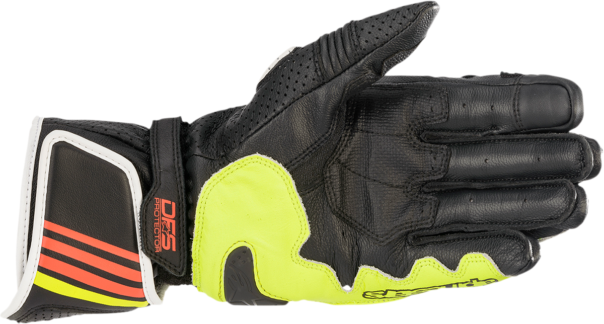 GP Plus R v2 Gloves - Gray/Black/Yellow/Red - Small
