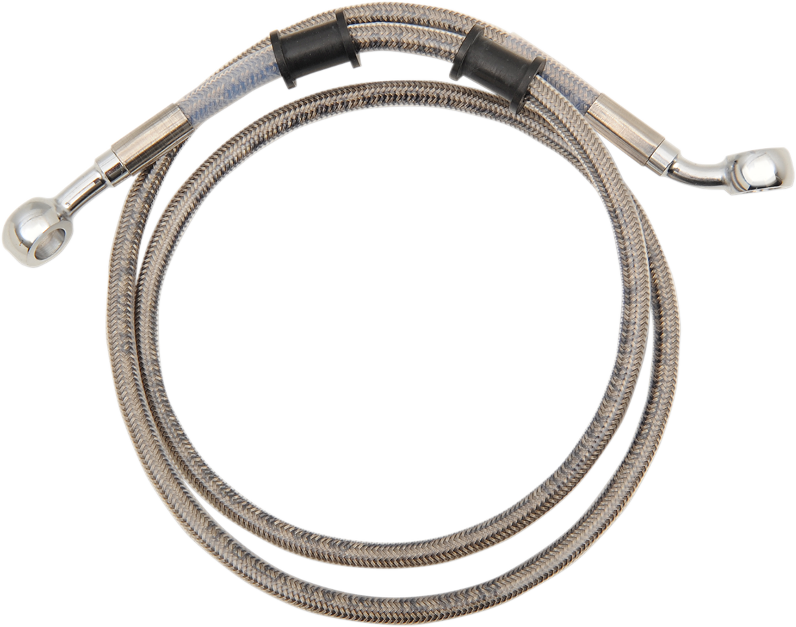 Brake Line - Front - +2" - Stainless Steel - XL