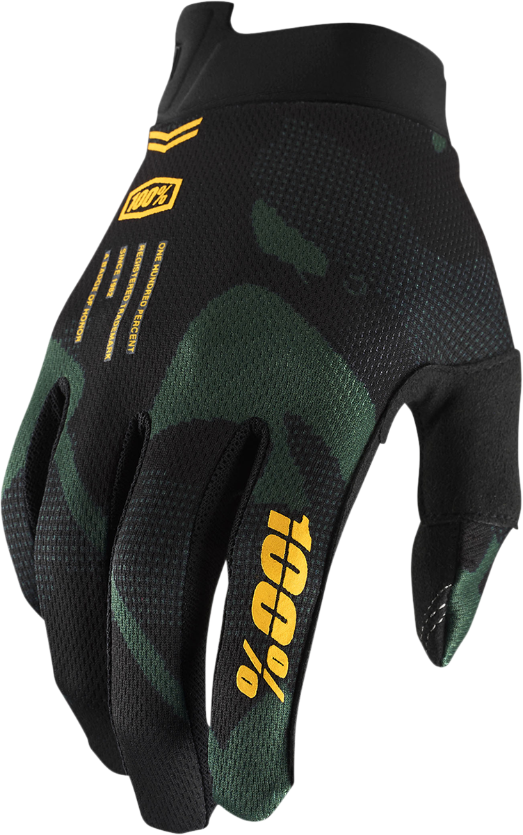 Youth iTrack Gloves - Black - Medium