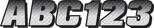 I.D. Sticker Kit - 300 Series - Silver Gradation