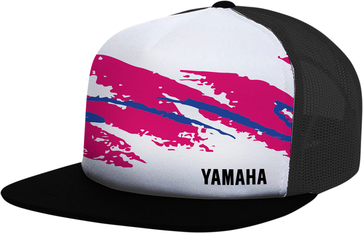 Gorra Yamaha Graffiti - Snapback Unisex (Blanca)