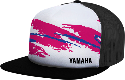 Gorra Yamaha Graffiti - Snapback Unisex (Blanca)