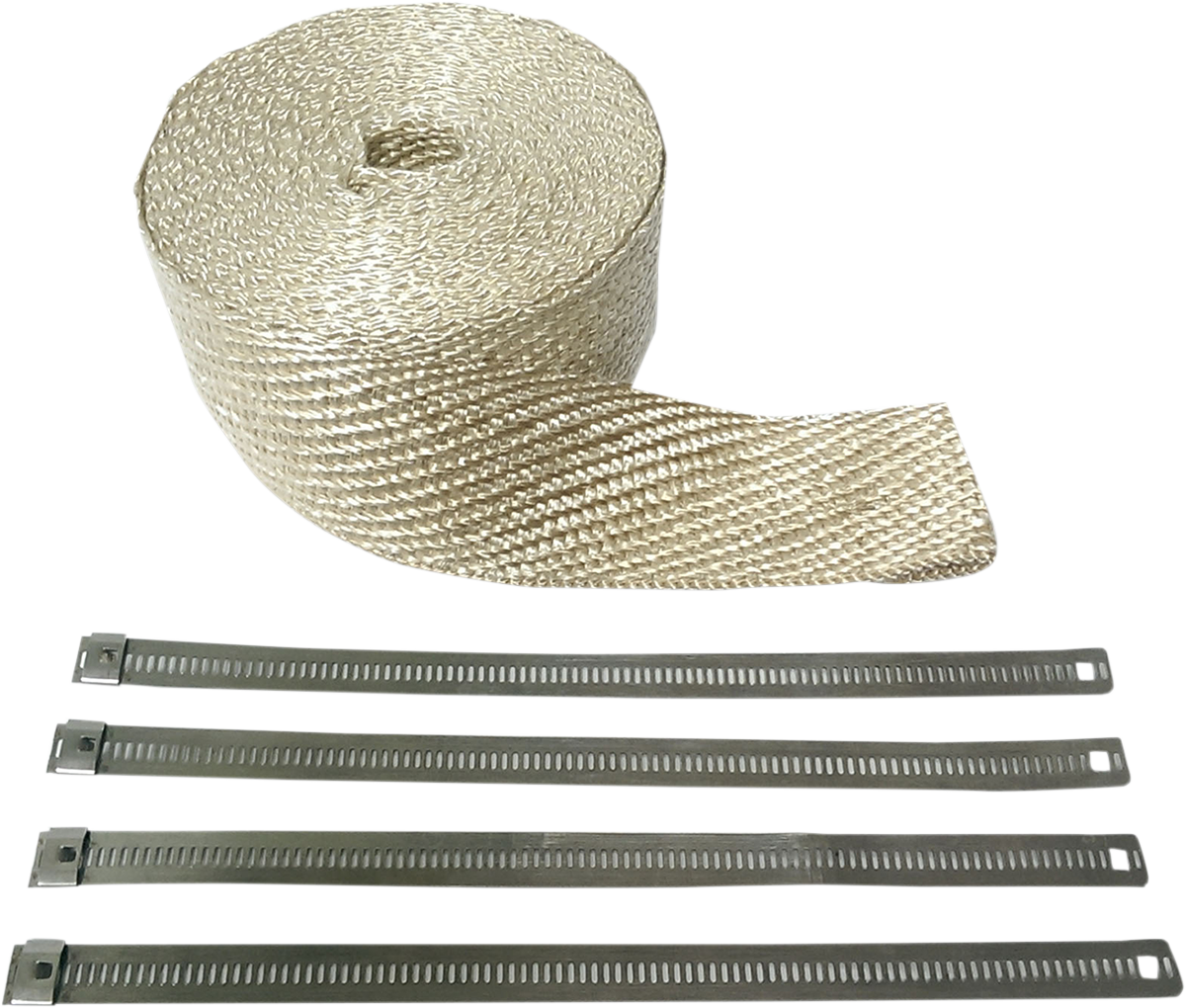 Exhaust Wrap Kit - Natural - 1x50