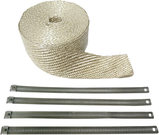 Exhaust Wrap Kit - Natural - 1x50