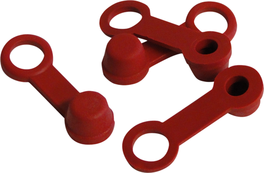 Bleeder Caps - Red - 4-Pack